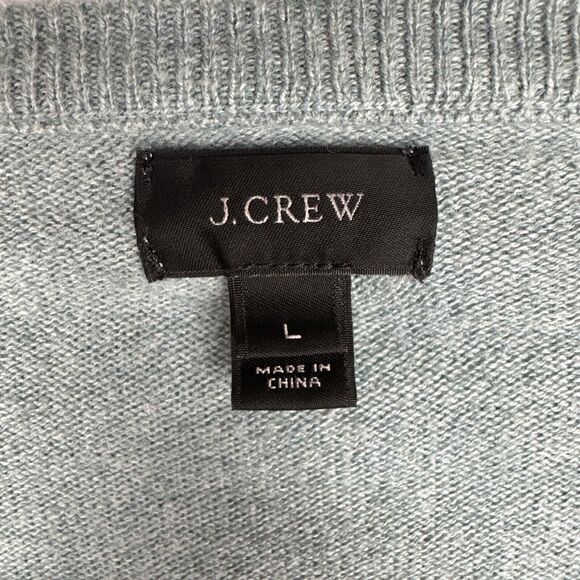 J.Crew Men’s Sweater Cotton Cashmere Blend Size Large - Picture 3 of 5